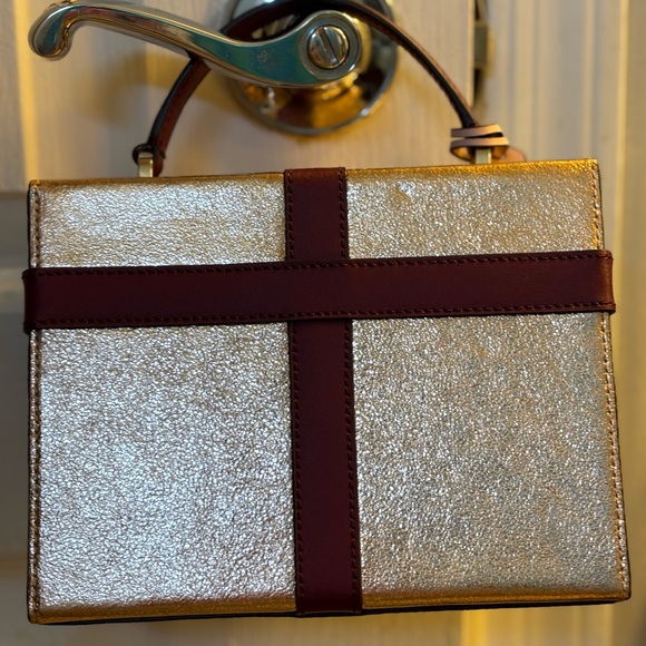 Kate Spade Gold and Burgundy Women's Bag - Picture 7 of 13